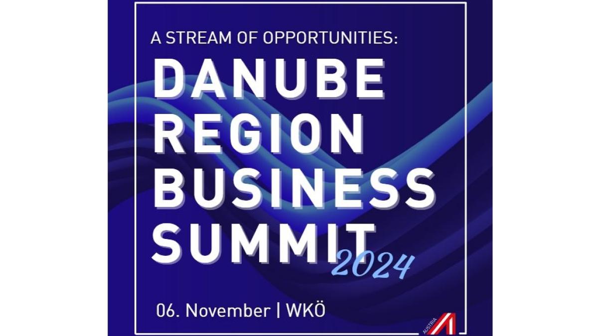 Slika: Avstrijska gospodarska zbornica (WKÖ) organizira DANUBE REGION BUSINESS SUMMIT: 6. november 2024 na Dunaju